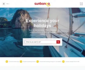 Sunbonoo.com(Tours and activities for your holidays) Screenshot