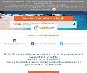 Sunbrellaweb.it(L'ombrellone si prenota online sul portale degli stabilimenti balneari) Screenshot