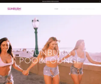 Sunburnpool.com(SUNBURN Pool Lounge) Screenshot