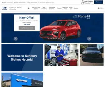 Sunburyhyundai.com(Sunbury Motor Company) Screenshot