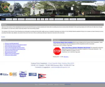 Sunburypolice.com(Sunbury, OH) Screenshot