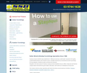 Sunburyscreens.com.au(Sunbury Screens & Blinds) Screenshot