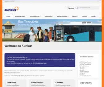 Sunbus.com.au(Sunbus) Screenshot