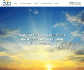 Sunbusinessvaluations.com(Business Evaluations & Appraisal Services Company NYC) Screenshot