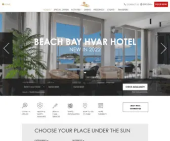 Suncanihvar.com(Suncani hvar hotels) Screenshot