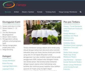 Suncanopy.co.id(Tenda membrane canopy) Screenshot