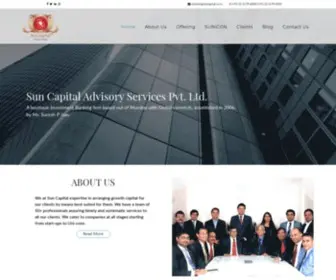 Suncapitalservices.co.in(Sun Capital Advisory Services Private Ltd) Screenshot