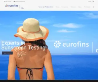 Suncarelab.com(Eurofins CRL) Screenshot