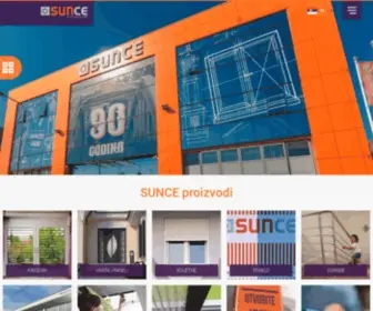 Suncemarinkovic.com(Dobrodošli na stranice kompanije SUNCE Marinković doo) Screenshot
