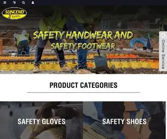 Suncendsafety.com(Work Gloves) Screenshot