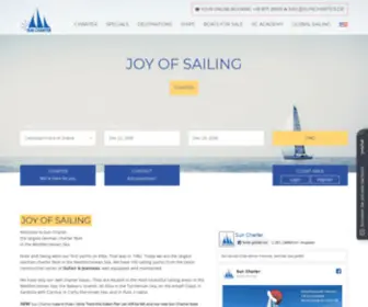 Suncharter.de(Start Sun Charter Yachtcharter) Screenshot