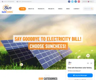 Sunchees.com(Off Grid Solar Power System) Screenshot