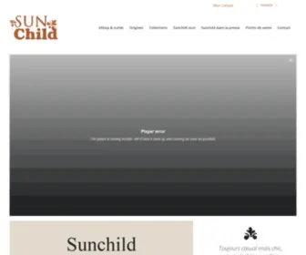 Sunchild.fr(Vêtements pour enfatns) Screenshot