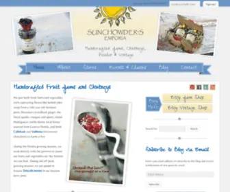 Sunchowdersemporia.com(Handcrafted fruit jams) Screenshot