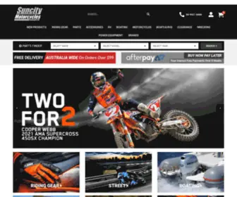 Suncitymotorcycles.com.au(Sun City Motorcycle's) Screenshot