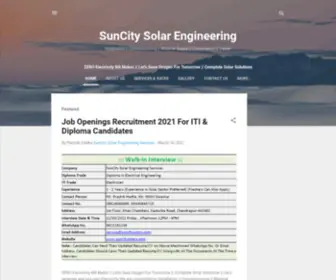 Suncitysolars.com(SunCity Solar Engineering) Screenshot