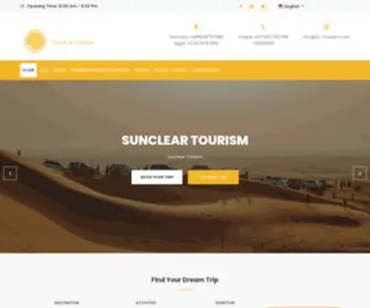 Sunclear-Tourism.com(SunClear Tourism) Screenshot