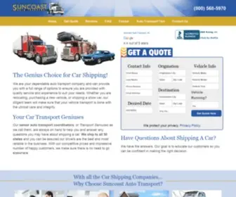 Suncoastautotransport.com(Suncoast Auto Transport) Screenshot