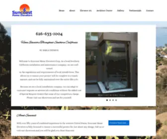 Suncoastelevator.com(Suncoast Home Elevators) Screenshot