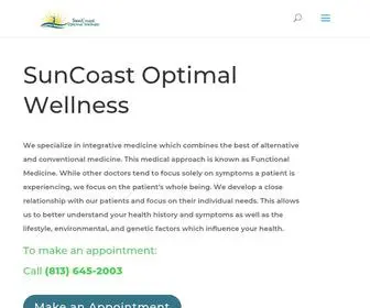 Suncoastoptimalwellness.com(SunCoast Optimal Wellness) Screenshot