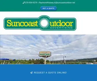 Suncoastoutdoor.net(Digital Billboard Advertising) Screenshot