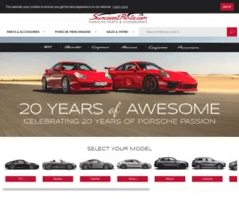 Suncoastparts.com(Porsche Parts & Porsche Accessories) Screenshot