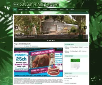 Suncoastprimates.com(Suncoast Primate Sanctuary) Screenshot