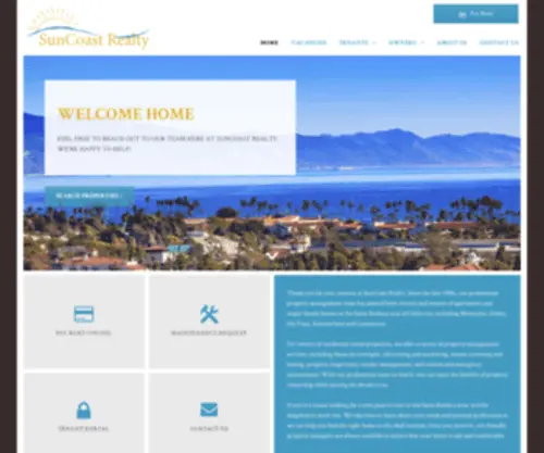 Suncoastsb.com(Professional property managers) Screenshot