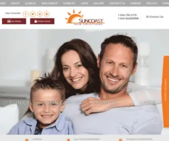 Suncoastskin.com(Dermatologist Tampa) Screenshot