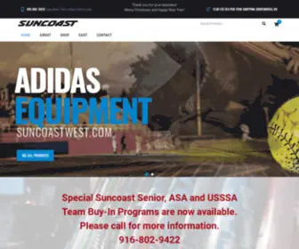 Suncoastwest.com(Suncoast West Senior Softball Sports Equipment) Screenshot