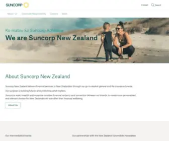 Suncorp.co.nz(Suncorp New Zealand) Screenshot