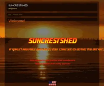 Suncrestshed.com(SHEDS FOR SALE IN MIAMI) Screenshot