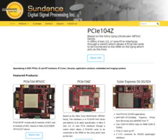 Sundancedsp.com(Sundance DSP Inc) Screenshot