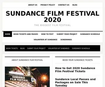 Sundancefestival.net(Sundance Film Festival 2020) Screenshot