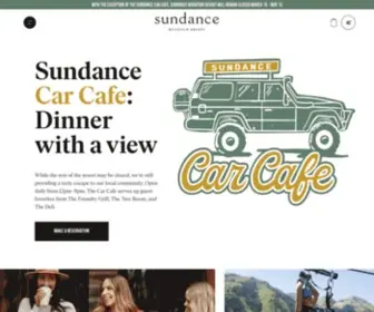 Sundanceresort.com(Your Home in the Mountains) Screenshot