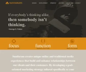 Sundaramdesign.com(Sundaram, LLC) Screenshot