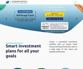 Sundarammutual.com(Sundaram Asset Management Company Limited) Screenshot