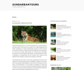 Sundarbantours.com(Travel to nature with care) Screenshot