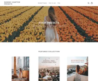 Sundaychapterpresets.com(Presets By Angela) Screenshot