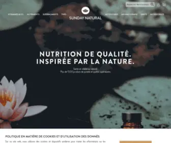 Sunday.fr(Vitamines, nutriments, superaliments & thés haut de gamme) Screenshot