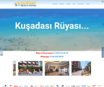 Sundayhotel.com(Sunday Beach Hotel) Screenshot