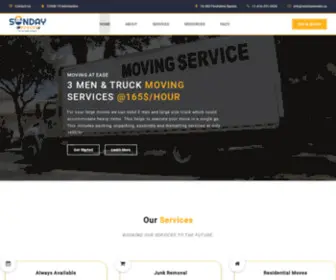 Sundaymovers.ca(Sunday Movers MovingServices) Screenshot