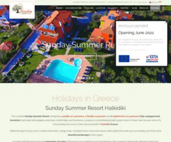 Sundayresort.gr(Sunday Summer Resort) Screenshot