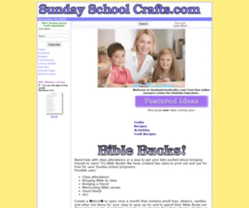 Sundayschoolcrafts.com(Christian Crafts) Screenshot