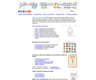 Sundayschoolprintables.com(Sunday School Printables) Screenshot