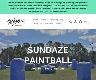 Sundazepb.com(Sundaze Paintball) Screenshot