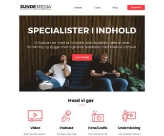 Sundemedia.dk(Specialister i indhold) Screenshot