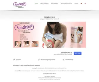 Sundepil.com(SUNDEPIL HAARENTFERNUNG Enthaarungspads) Screenshot