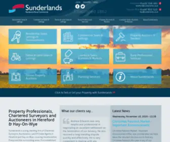 Sunderlands.co.uk(Chartered Surveyors) Screenshot