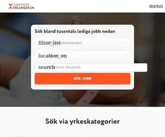 Sundhedsstillinger.dk(Hitta) Screenshot